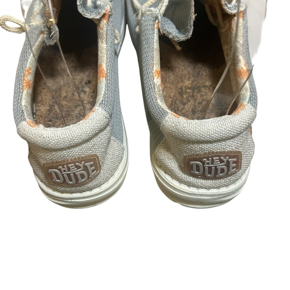 Hey Dude Wally knit teenage boy Men’s size 8 slip on lightweight shoes gray - Picture 3 of 6